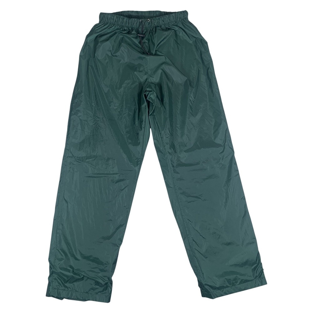 Campmor Rain Pants Mens Medium Green Waterproof Camp-Tech Nylon 90263‎